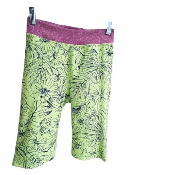 Spandex floral bike shorts FREE PEOPLE MOVEMENT fired up women’s xs tropical - Picture 8 of 9